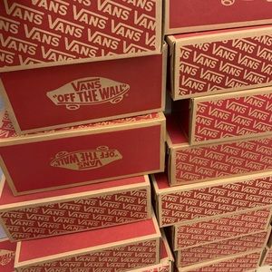 COPY - Vans box’s for sale guc comes with vans paper inside top!